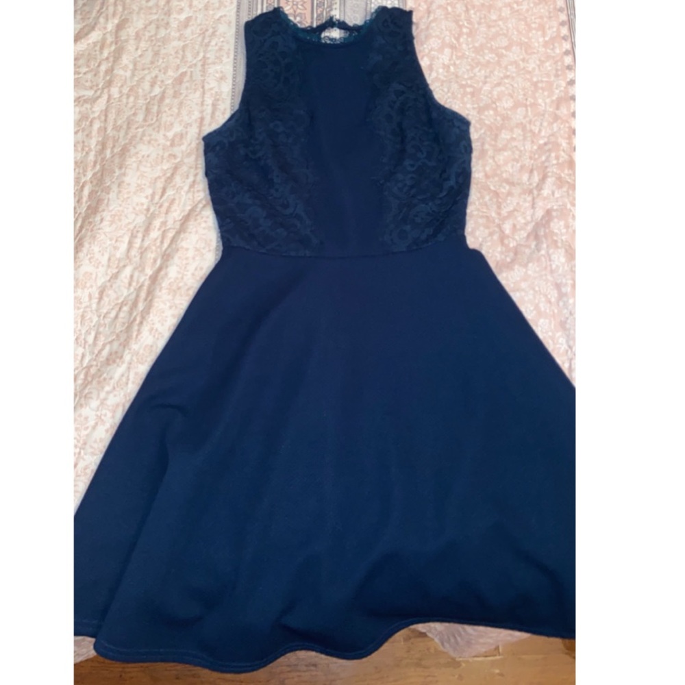 Blue dress